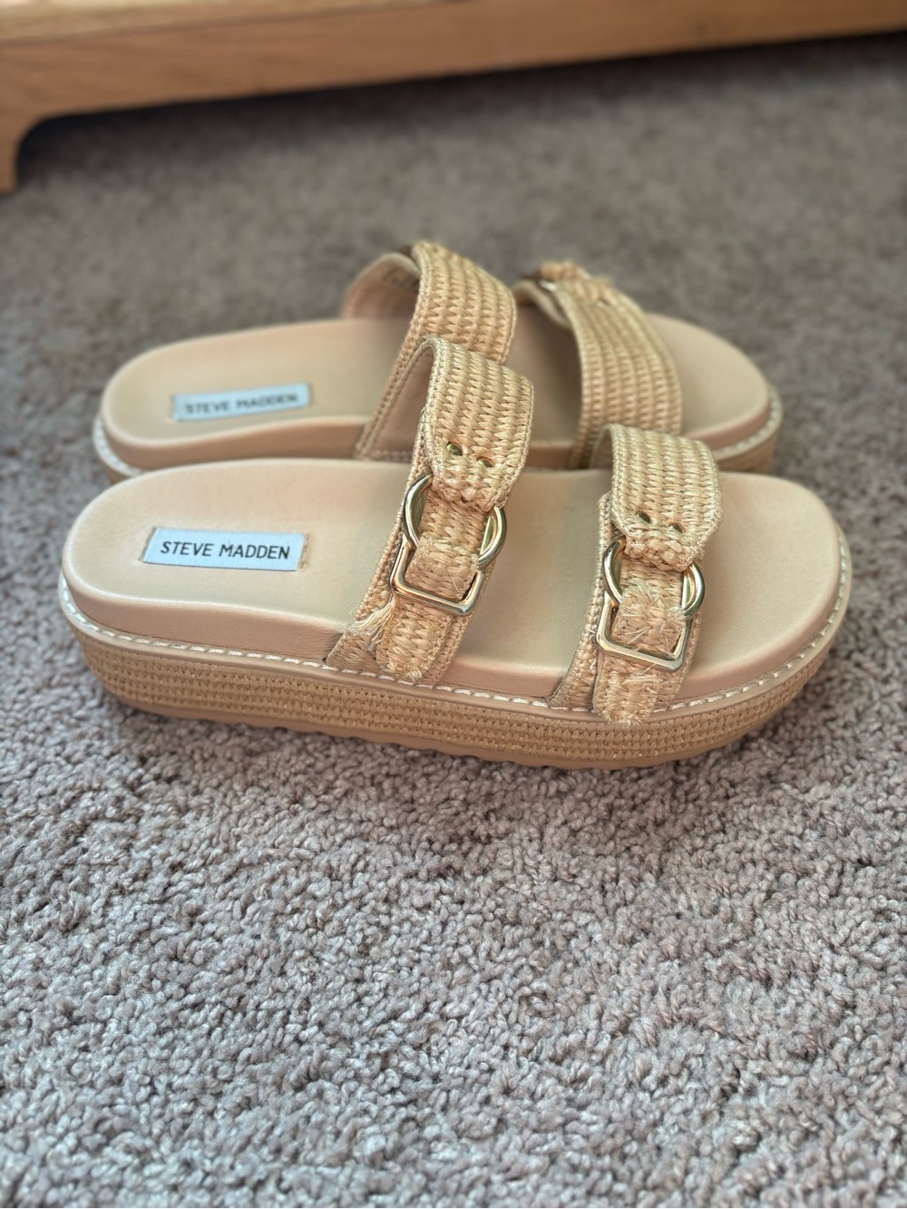 Steve Madden Double-Strap Platform Sandals